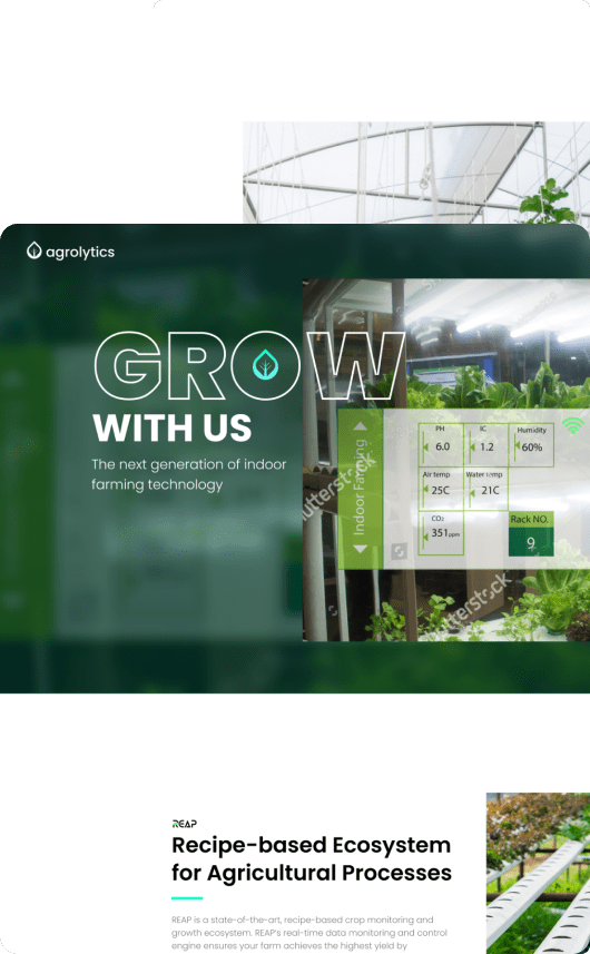 Desktop website design completed for Agrolytics